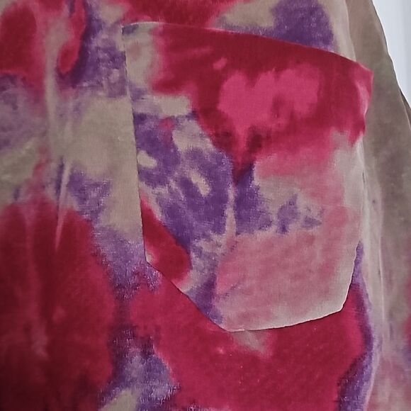 Wilfred Women's Racer Back Silk Top Hot Pink/ Beige XS - Picture 3 of 16